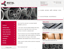 Tablet Screenshot of metalcentrum.cz